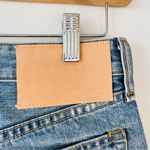 Rag & Bone Maya High Rise Denim Jeans Straight Leg Blue 26 Ankle Casual Luxury - Picture 7 of 13